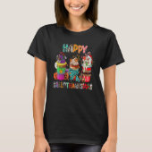 Coffee Halloween Thanksgiving Christmas Happy Hall T-shirt (Voorkant)