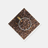 Coffee Haricots serviettes en papier (Coin)