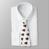Coffee Heart Stropdas (Gebonden)