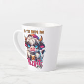 Coffee Helps Me Tolerate Idiots Latte Mok (Linkerhoek)