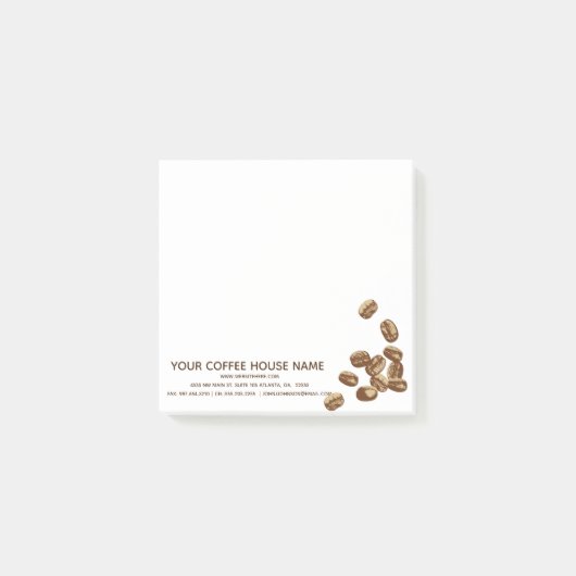 Coffee House Business kantoor ontwerp Post-it® Notes (Voorkant)