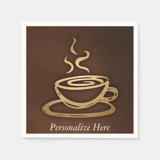 Coffee In My Cup Servet (Voorkant)