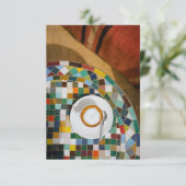 Coffee Invitation Greeting Card (Staand voorkant)