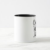 Coffee is a hug in a mug mok (Midden)
