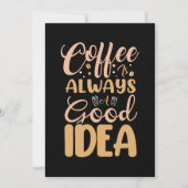 Coffee Is Always A Good Idea (3) Save The Date (Voorkant)