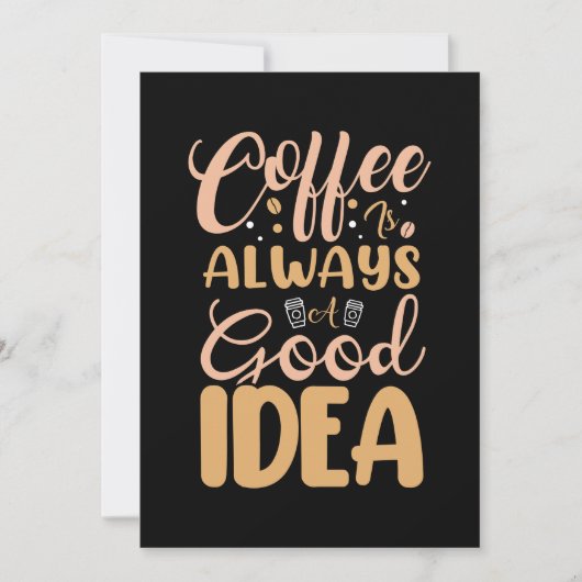 Coffee Is Always A Good Idea (3) Save The Date (Voorkant)