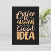 Coffee Is Always A Good Idea (3) Save The Date (Staand voorkant)