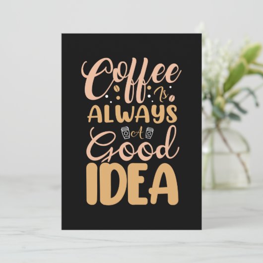 Coffee Is Always A Good Idea (3) Save The Date (Staand voorkant)