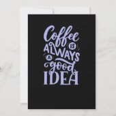 Coffee Is Always A Good Idea (6) Save The Date (Voorkant)