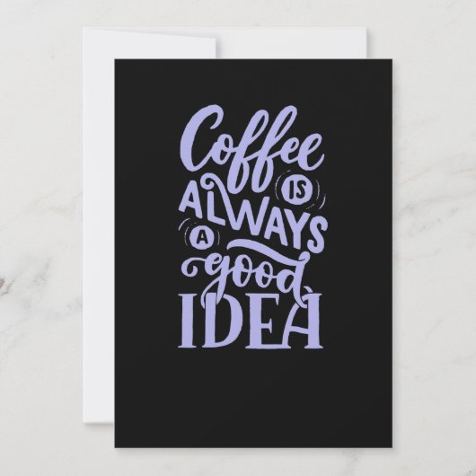 Coffee Is Always A Good Idea (6) Save The Date (Voorkant)