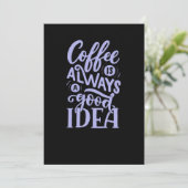 Coffee Is Always A Good Idea (6) Save The Date (Staand voorkant)