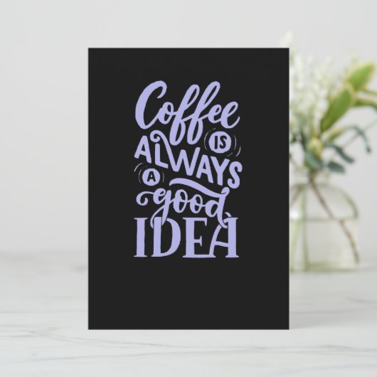 Coffee Is Always A Good Idea (6) Save The Date (Staand voorkant)