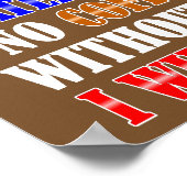 Coffee Is Life Funny Poster (Coin)