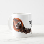 Coffee is my love language mug -funny gift koffiemok (Voorkant links)