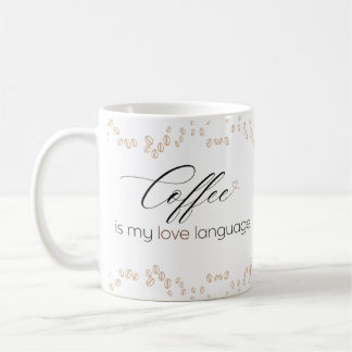 Coffee is My Love Language Mug Koffiemok
