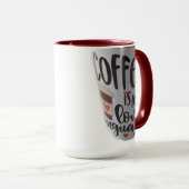 Coffee is my love language...mug mug (Devant droit)