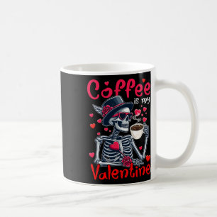 Coffee Is My Valentijnsdag Röntgen Skelet Sungles Koffiemok