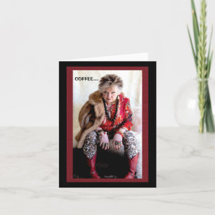 COFFEE is van vitaal belang voor overlevingskaart Kaart