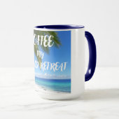 COFFEE | Je Liquid Retreat in een MOK! Mok (Voorkant rechts)