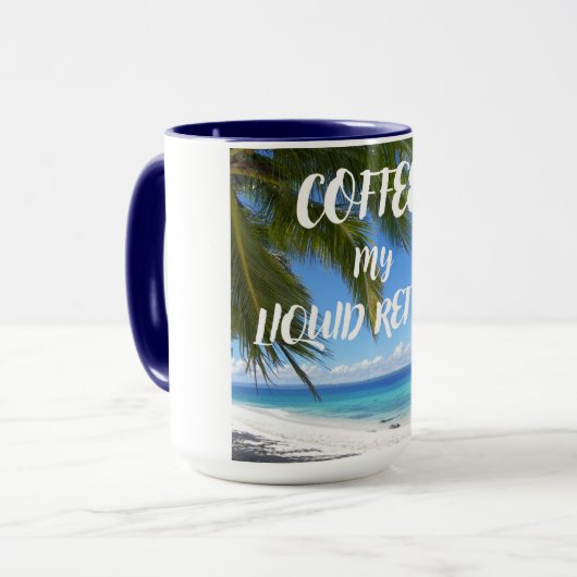 COFFEE | Je Liquid Retreat in een MOK! Mok (Voorkant links)