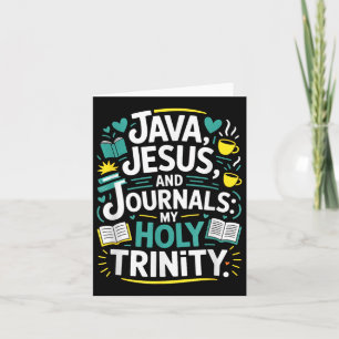 Coffee Jesus Journal Christelijke boekenliefhebber Kaart