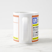 Coffee Jumbo-Mok met aangepaste naam voorschrijven Jumbo Mok (Achterkant)