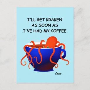 Coffee Kraken - Briefkaart