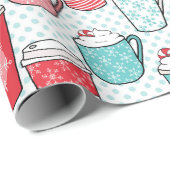 Coffee Latte Cadeaupapier (Rol Hoek)