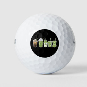 Coffee Latte Green Schattige Irish St Patrick's Da Golfballen