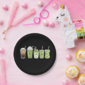 Coffee Latte Green Schattige Irish St Patrick's Da Papieren Bordje (Feest)