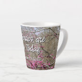 Coffee Latte Mug His Mercies are New Today (Angle droit)