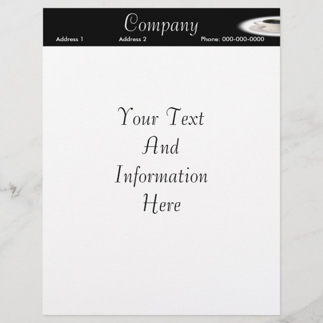 Coffee Letterhead (Voorkant)