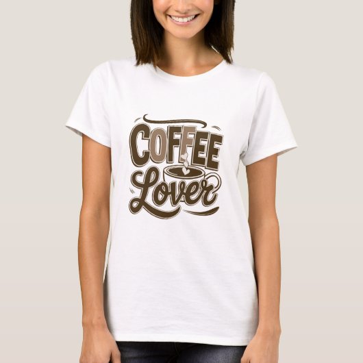 Coffee Life Line" Funny Coffee Lover T-Shirt for (Devant)