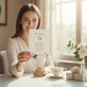 Coffee Love Brewing Bridal Shower Invitation