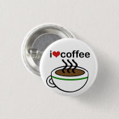 Coffee Love Button (Voorkant /achterkant)