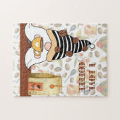 Coffee Love Gnome Puzzle Legpuzzel (Horizontaal)