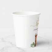 Coffee Love is het brouwen van Vrijgezellenfeest P Papieren Bekers (Rechts)