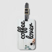 Coffee Lover Bagagelabel (Voorkant (verticaal))