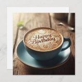 Coffee Lover birthday card (Voorkant / Achterkant)