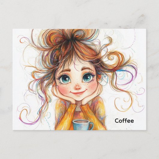 Coffee Lover Briefkaart (Voorkant)