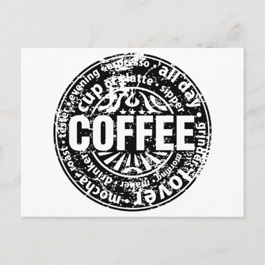 Coffee Lover Briefkaart (Voorkant)
