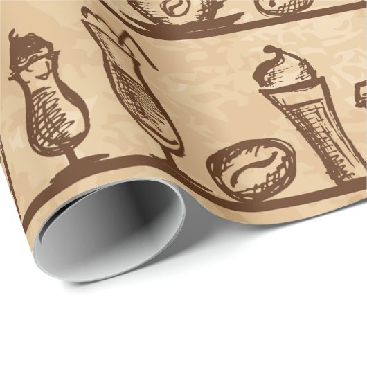 Coffee Lover Cadeaupapier (Rol Hoek)