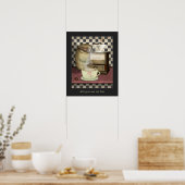 Coffee Lover Café Kitchen Poster (Keuken)