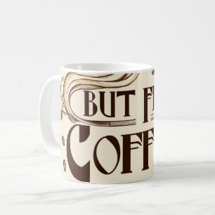 Coffee Lover Citation café tasse tourbillons vapeu