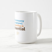 Coffee Lover Daily Ritual Sticker Koffiemok (Voorkant rechts)