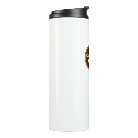 Coffee Lover Daily Ritual Sticker Thermosbeker (Gedraaid links)