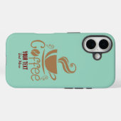 Coffee Lover Design – Minimaal Bekerontwerp Case-Mate iPhone Case (Achterkant (horizontaal))