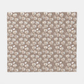 Coffee Lover Fleece Blanket Deken (Voorkant (Horizontaal))