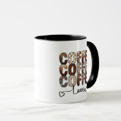 Coffee lover. Funny coffee quote.  Mok (Voorkant rechts)