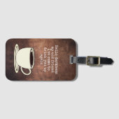  Coffee Lover Funny Quote Bagagelabel (Voorkant (horizontaal))
